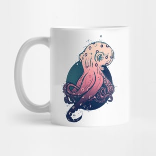 Pink octopus Mug